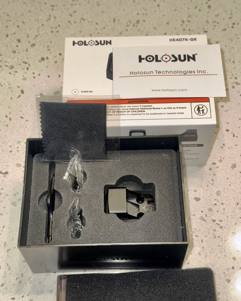 HOLOSUN HE407K-GR X2 Green Dot Reflex Sight