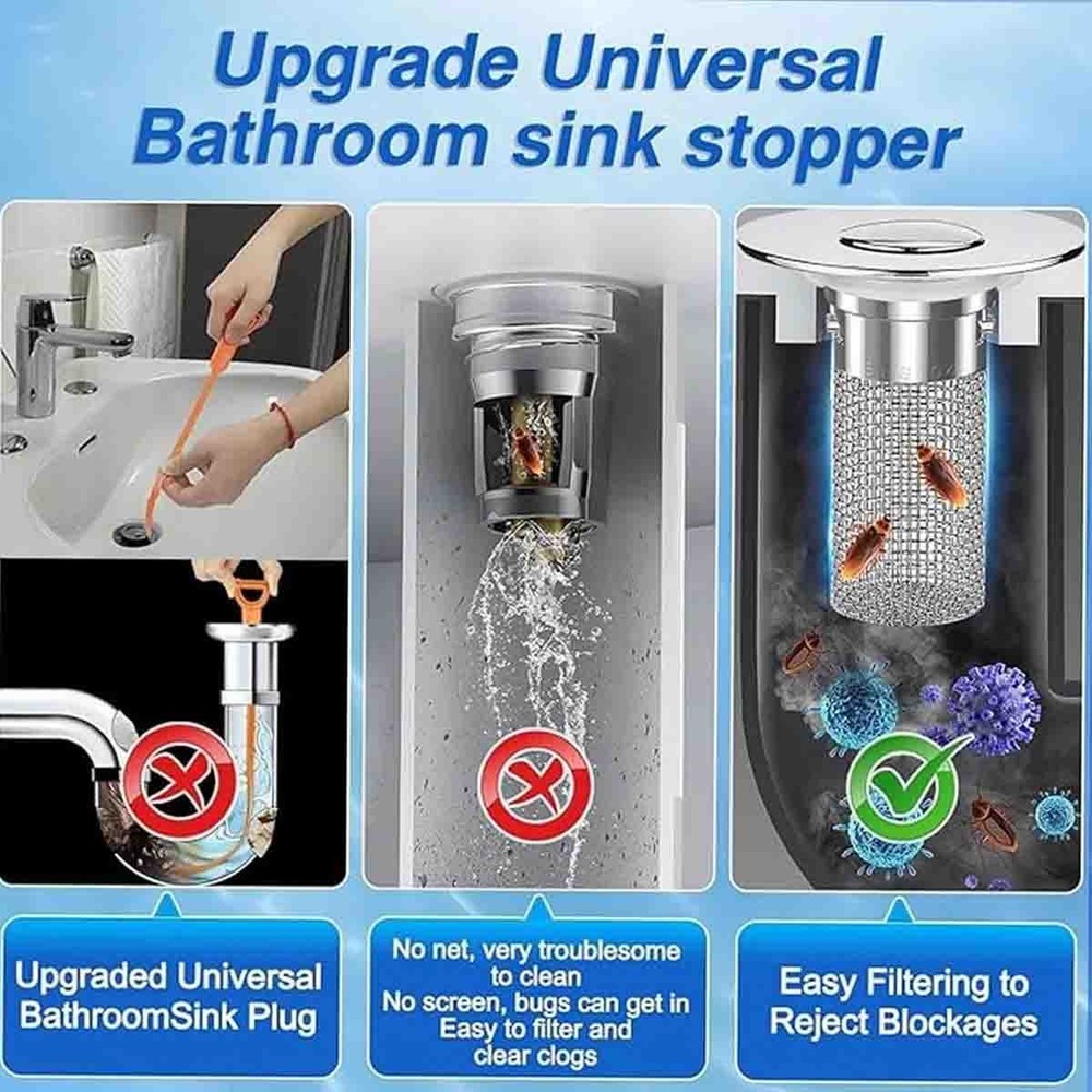 2-Pack Triple Protection Easy-to-Install Sink Filter US