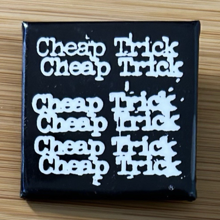 Cheap Trick Tour Square Pinback/Button