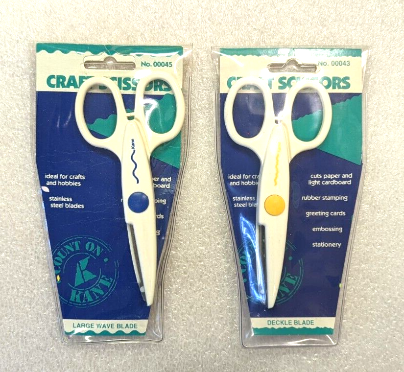 5 Kane Kraft Edgers Assorted Pattern Craft Scissors, Crafting Pattern Edging