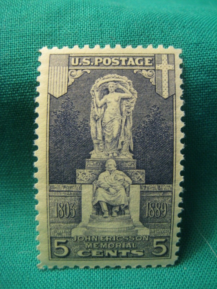 5c Ericsson Memorial-MNH Single-Scott #628-Issued 1926