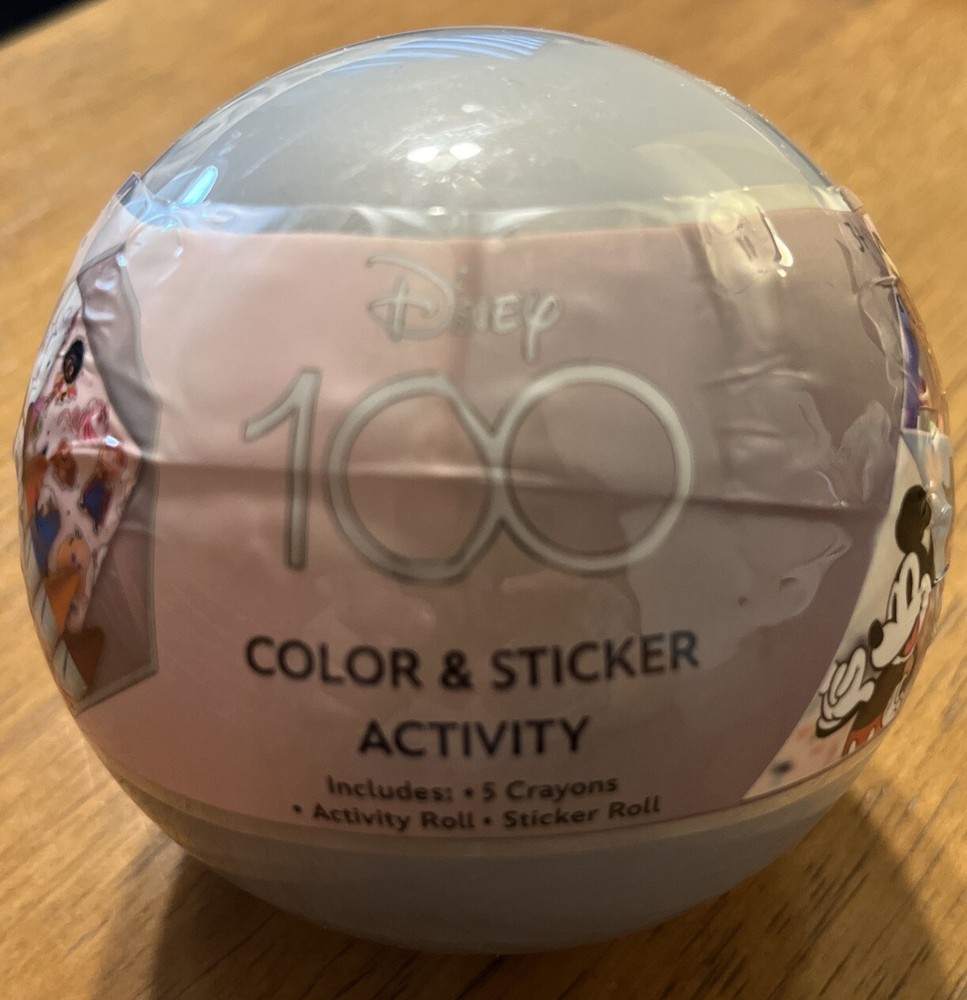 Disney 100 Color And Sticker Activity