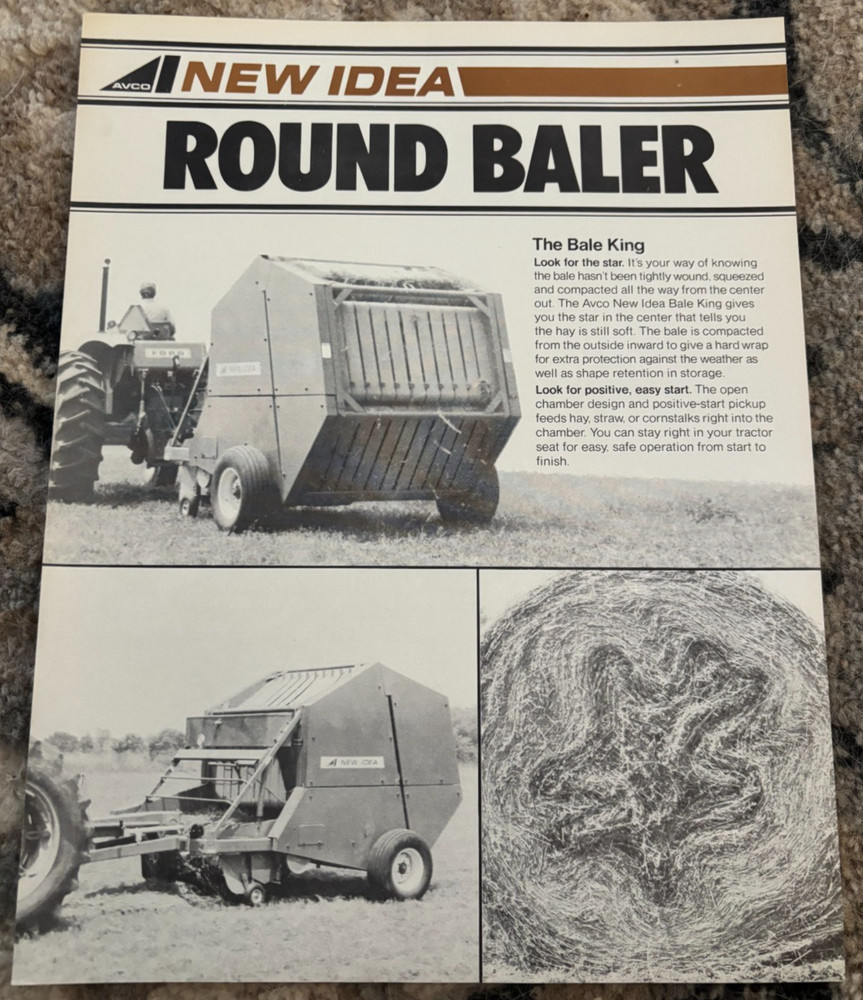 New Idea Round Baler Brochure AMIL25