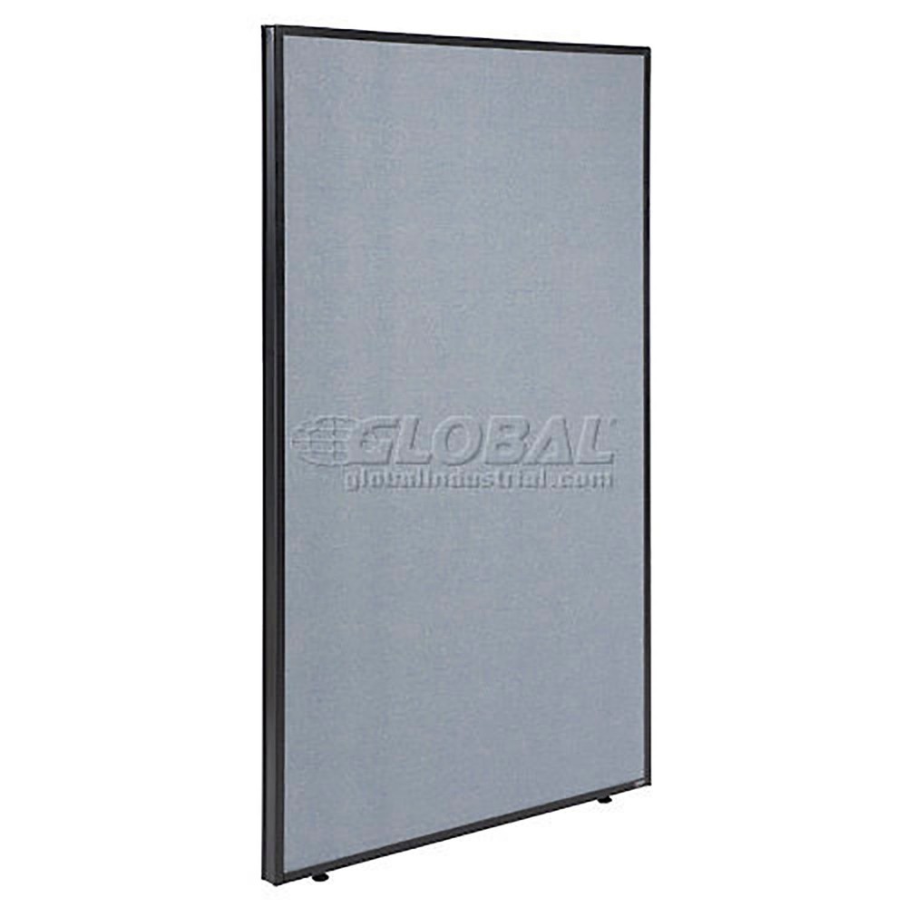 48-1/4"W x 60"H Office Partition Panel Blue