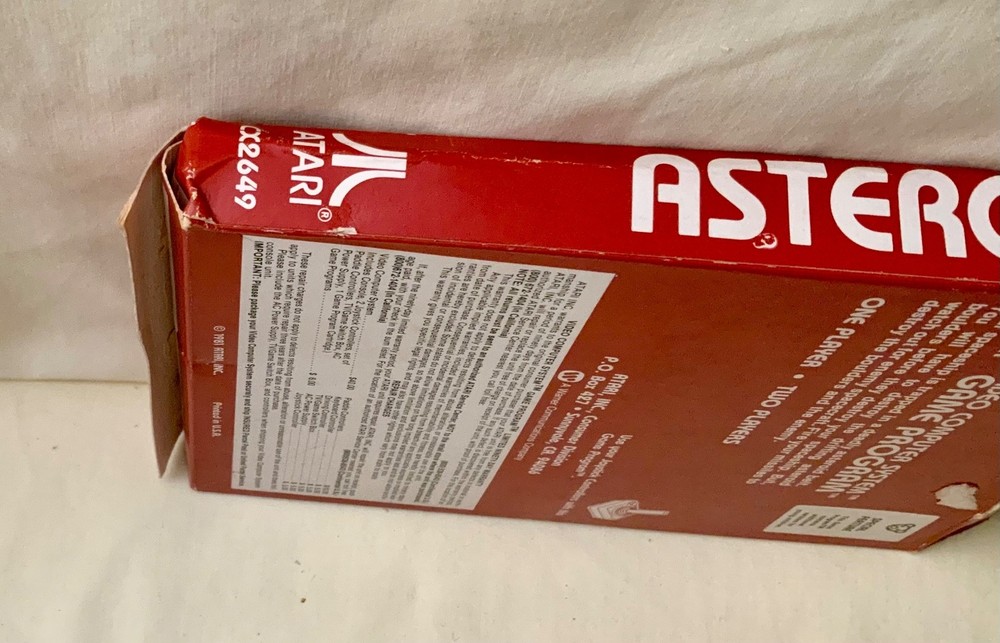 ATARI 2600 Asteroids (CX2649) - 1981 - Tested - See Description