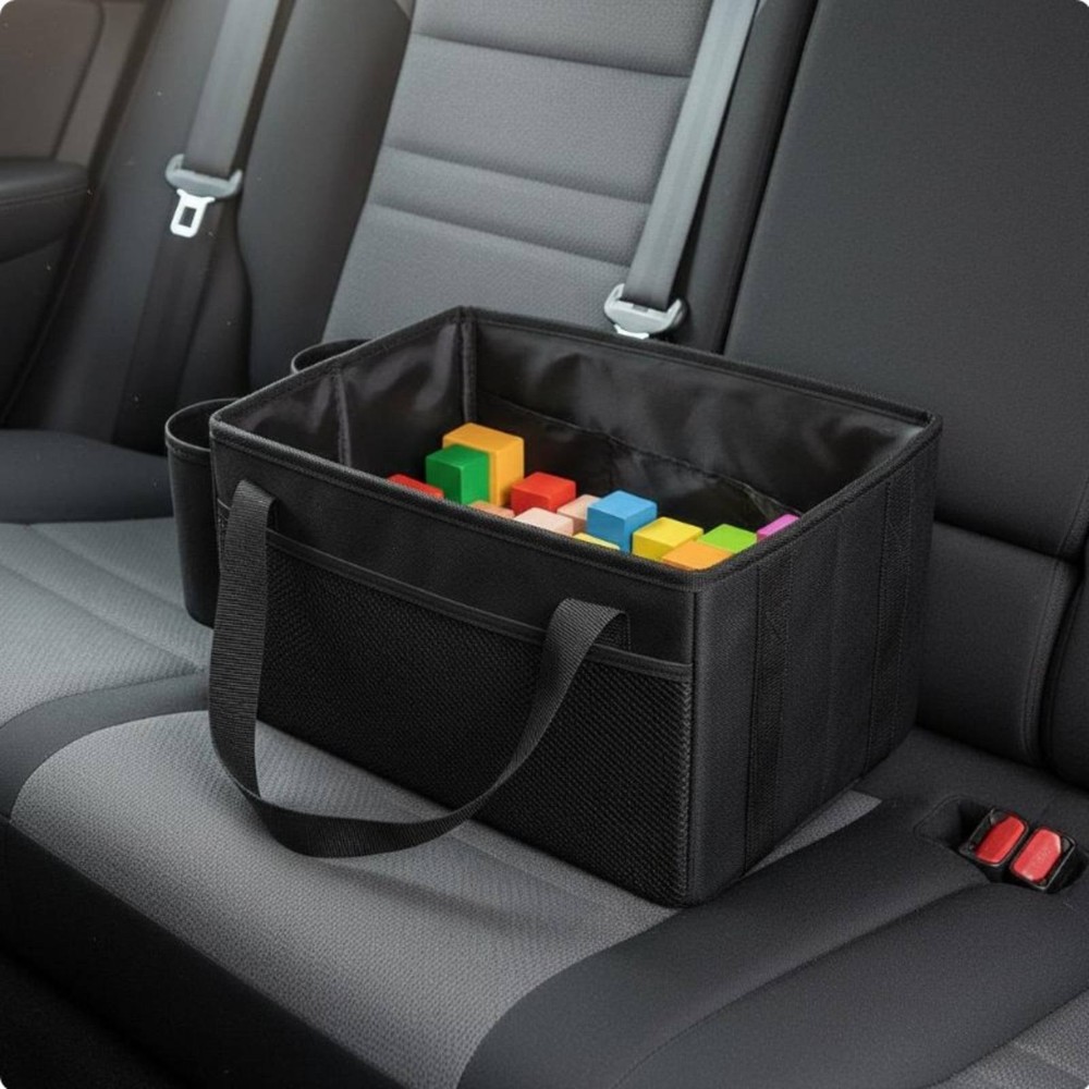 Kids Toy Car Organizer Multi-Functional Backseat Storage Container with