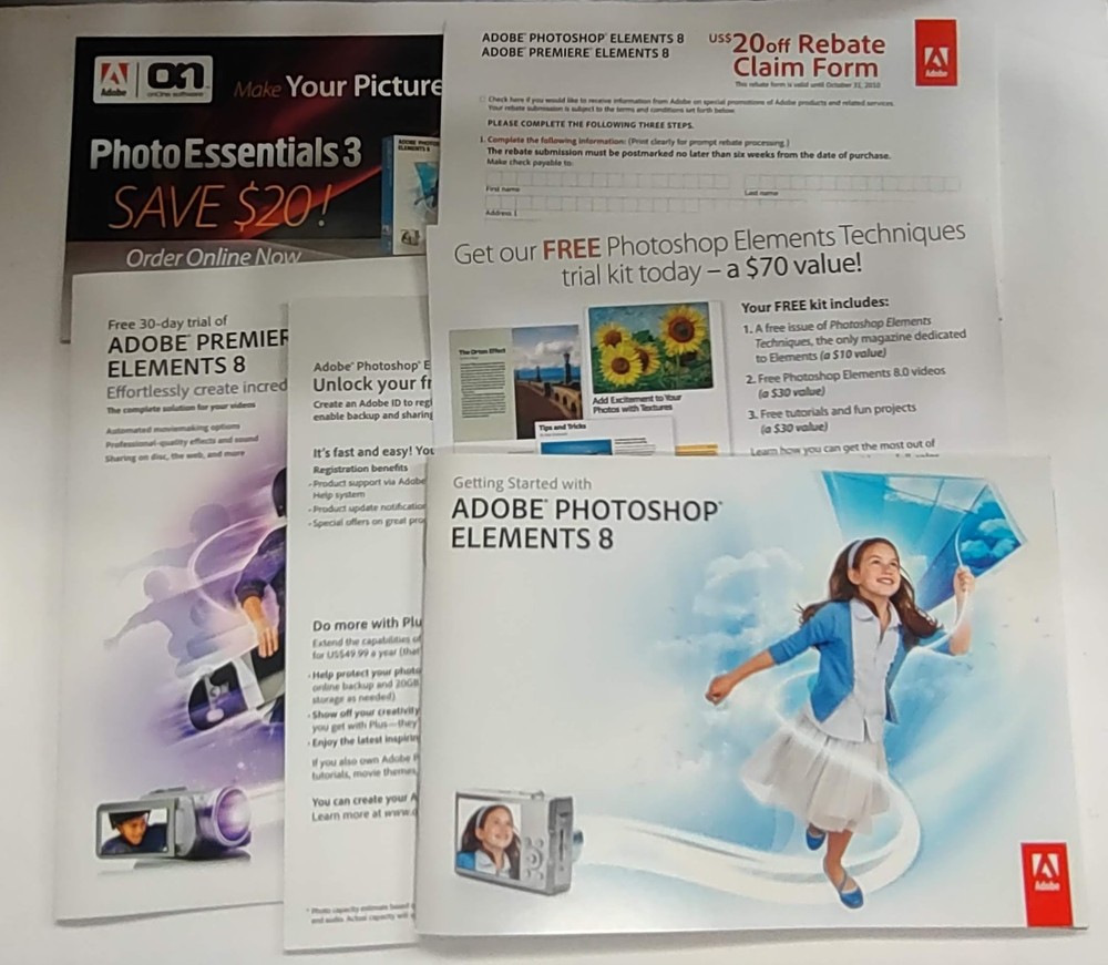 Adobe Photoshop Elements 8 (for PC, DVD, 2009)