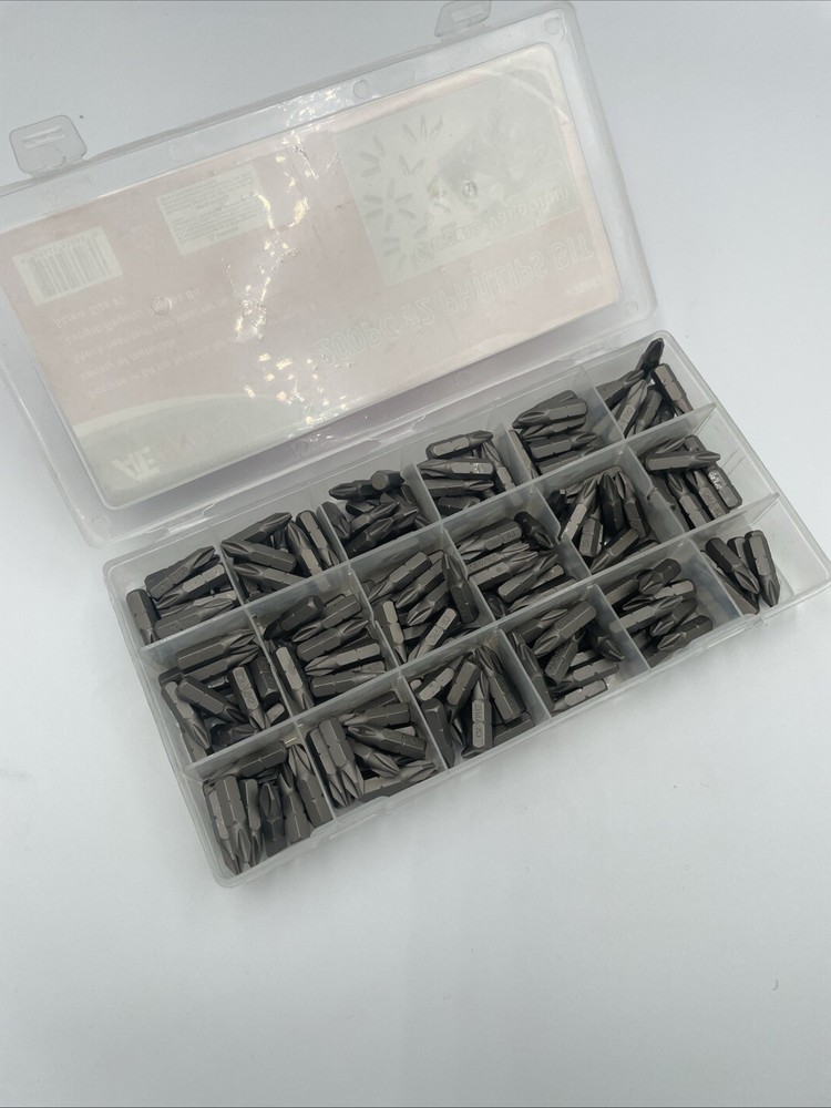 200 Piece Bulk Loose #2 Phillips Screwdriver Tips