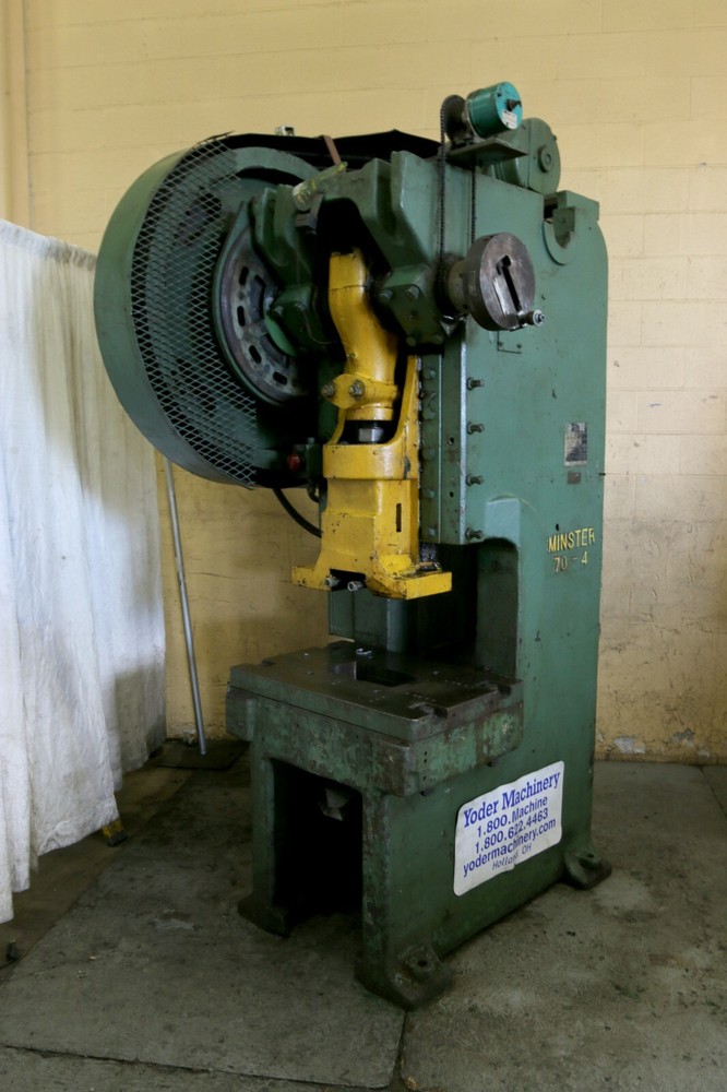 56 TON MINSTER MODEL 70-4 GAP FRAME PRESS: YODER #68217