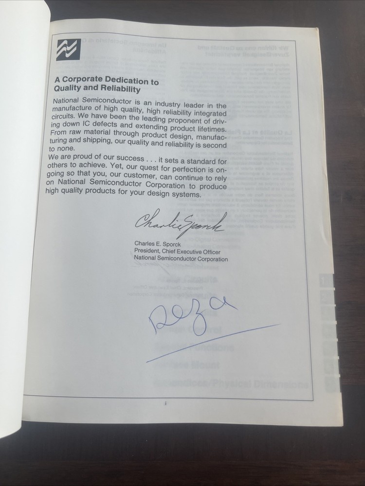 Linear Databook National Semiconductor 1988 Edition