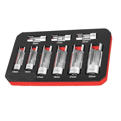 9Pcs Automotive O2 Oxygens Sensors Socket Offset Wrench Remover Tool and