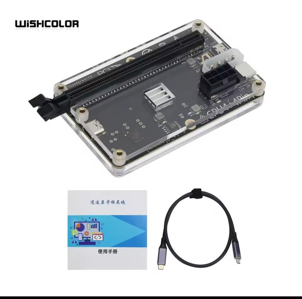 External Graphics Card Dock for Thunderbolt 4 and 3, USB4.