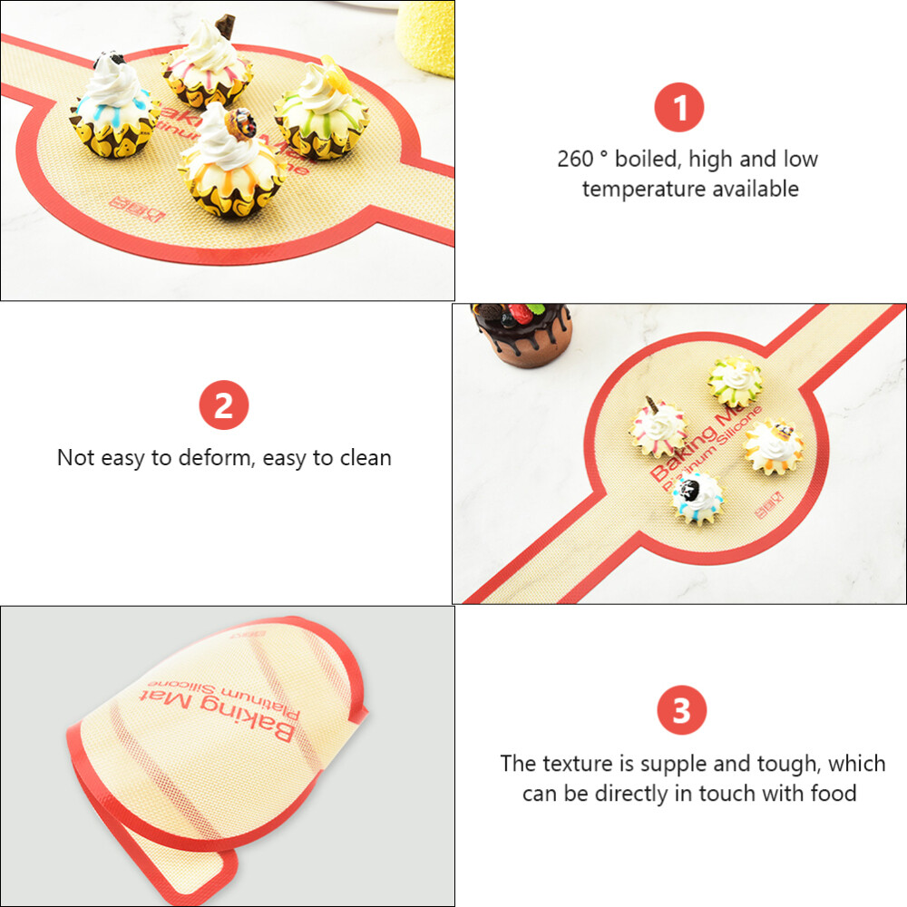 Macaron Mat Silicone Pastry Mat Non Stick Baking Mats Baking Rolling Mat