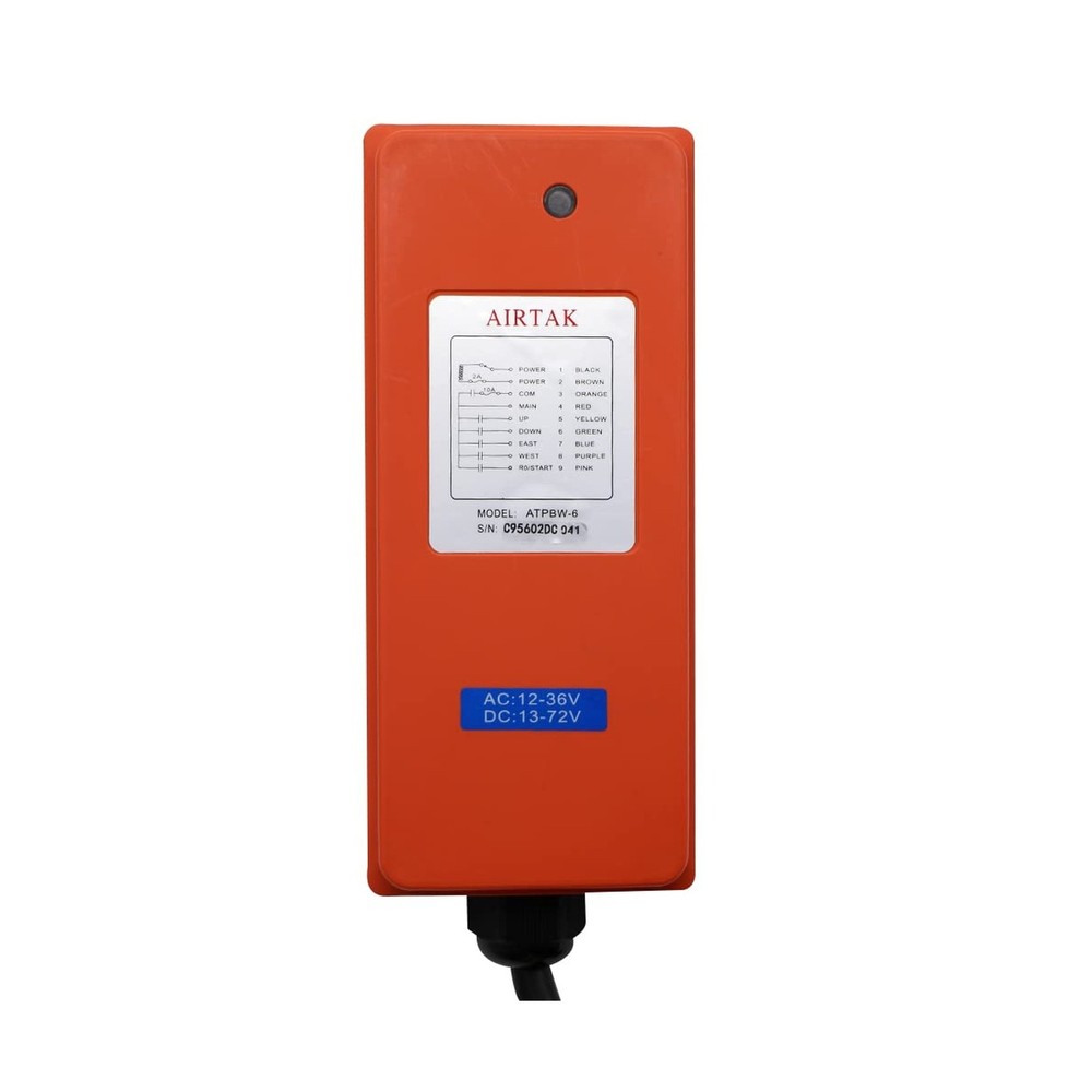 6 Buttons Wireless Crane Remote Control AC110V 1 Transmitters Industrial Chan...