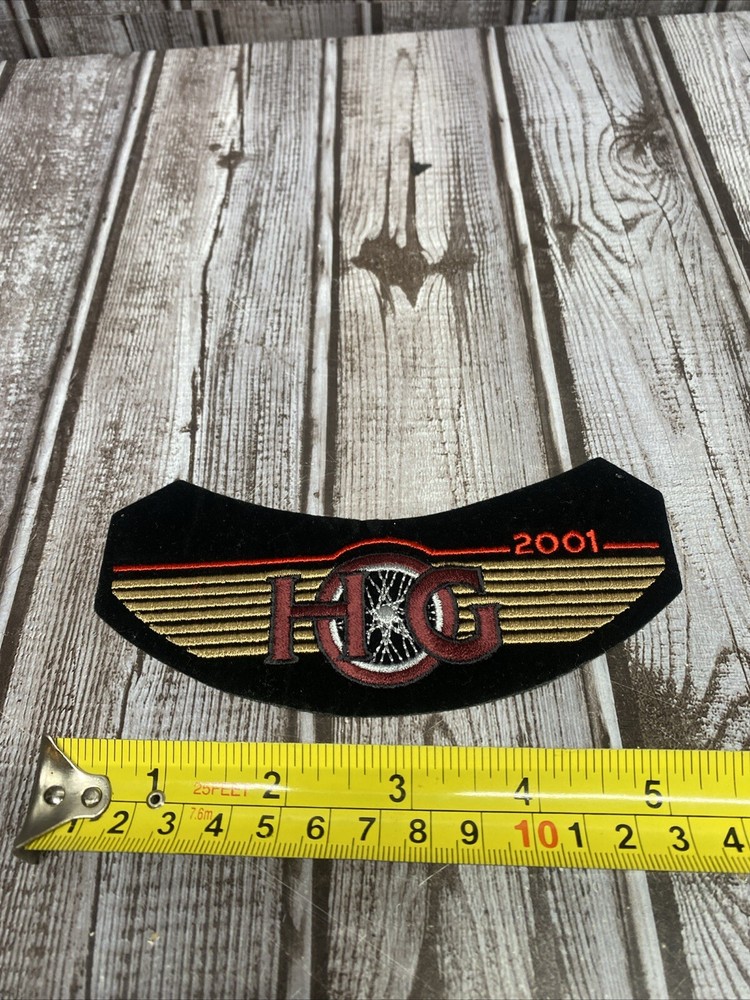 HOG HARLEY DAVIDSON OWNER'S GROUP PATCH 2001 ROCKER