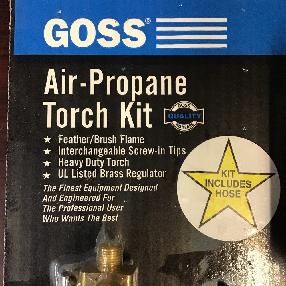 Goss Air Propane Torch Kit