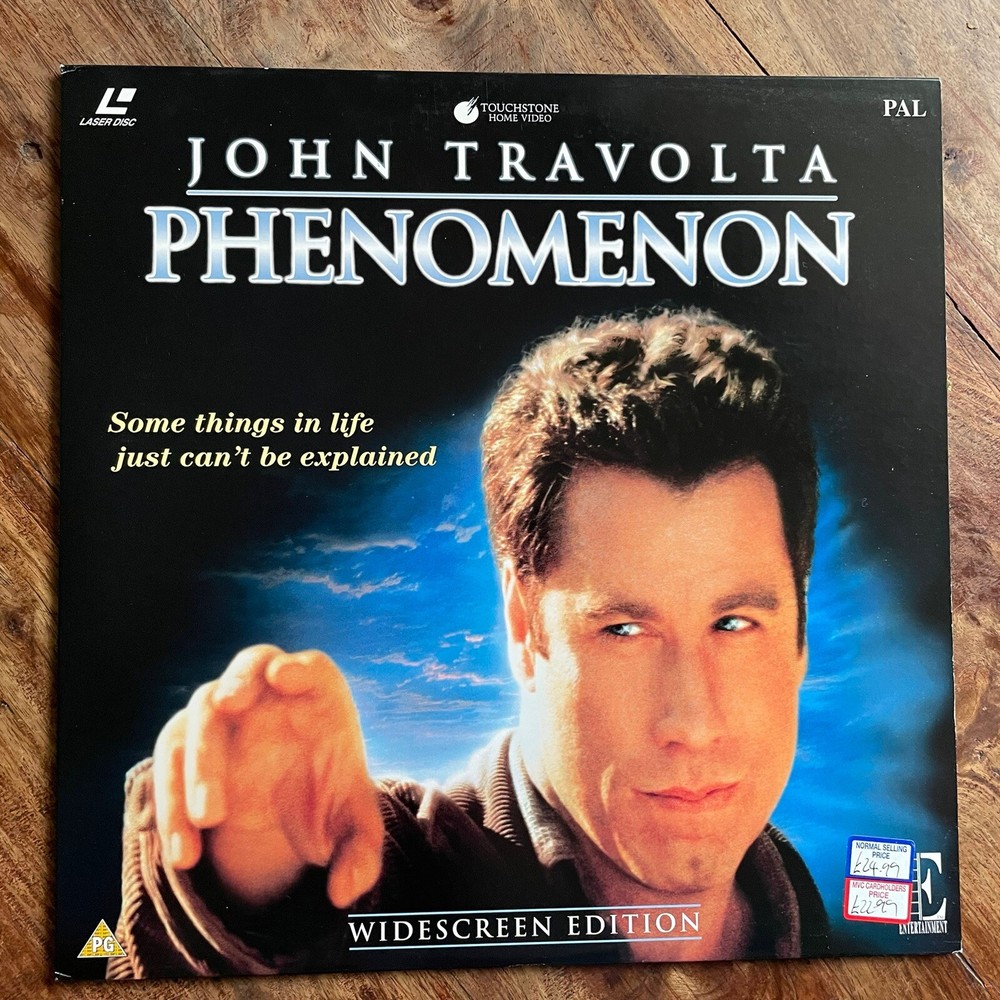 PHENOMENON - JOHN TRAVOLTA    MINT LASERDISC