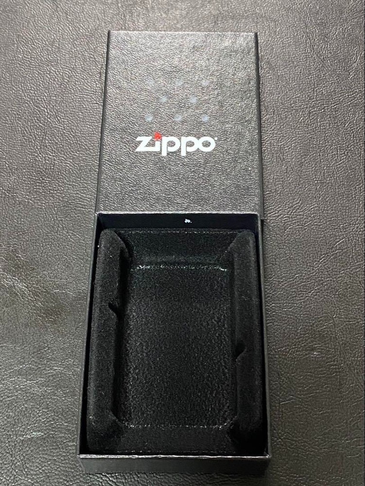 Zippo Rising Dragon Blue Titanium One Sided Processing Lighter Regular Japan