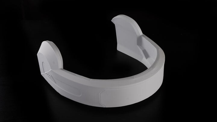 Raw DIY Helmet Accessory for Commando V3 Costume | Scale to Fit