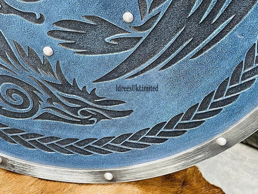 24'' Eivor Valhalla Authentic Battleworn Shield Norse Mythology Valhalla Gift