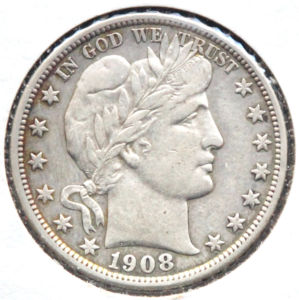 1908 D Barber Half Dollar - BH152