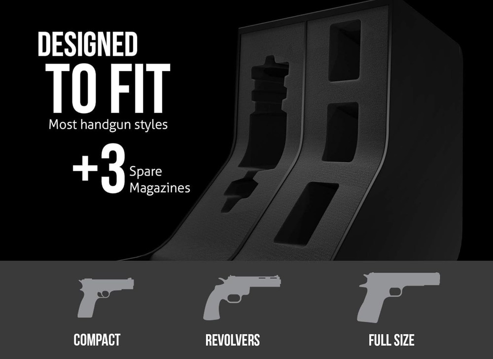 Modular Pistol Rack Protective Handgun Storage