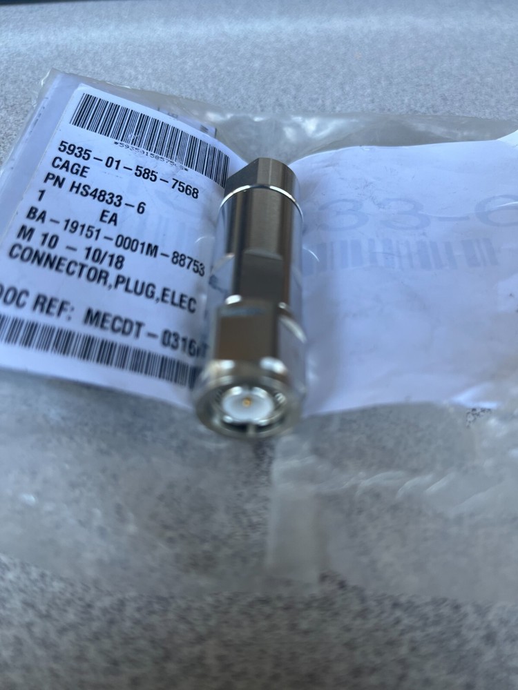 Qty 20 : Apache AH-64 Helicopter Connector HS4833-6 +++++++++++++++++++++++++++