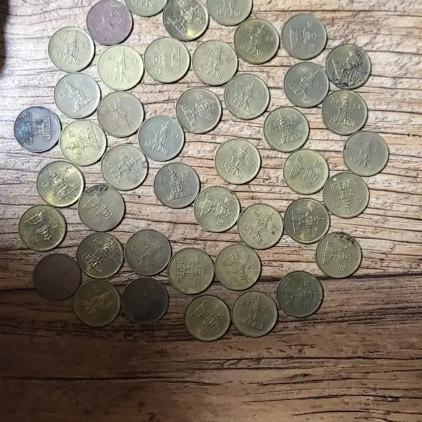 Korean 10 Won Coin Collection