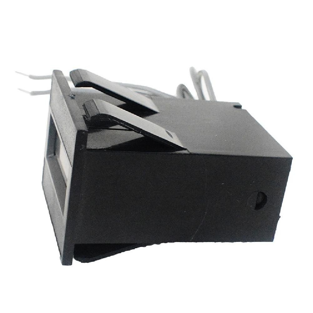 12V DC 6 Digit Impulse Counter Mechanical Wire Leads Base VDC