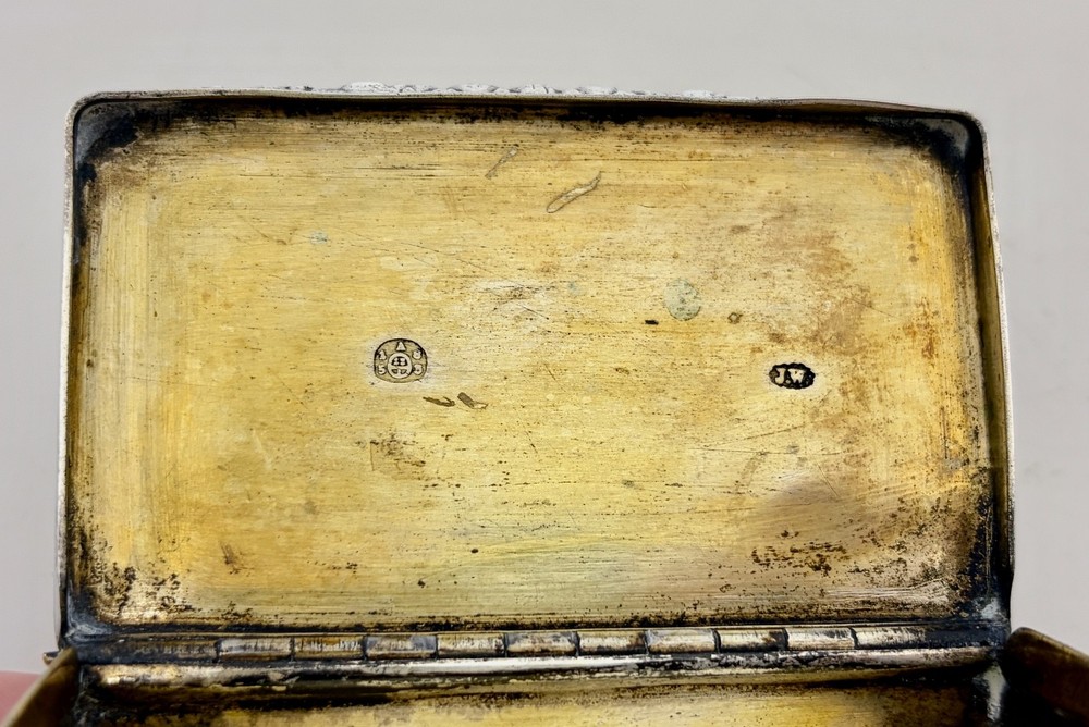 1853 Austria .812 Silver Snuff Box - 96509
