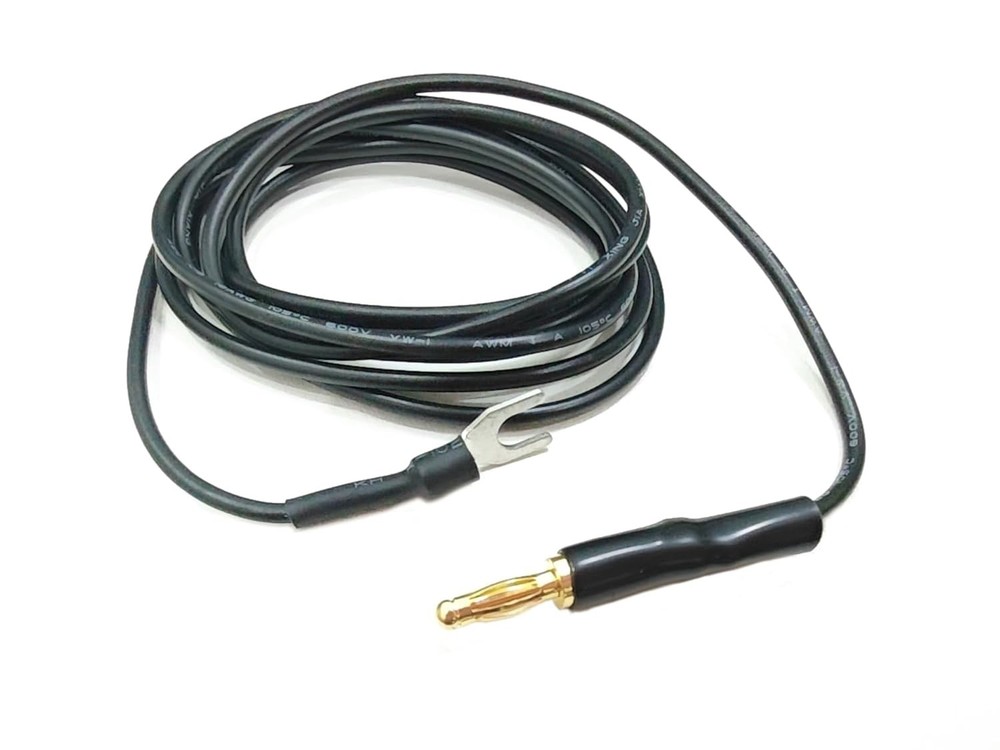 6 Feet Long Custom Ground Wire Plug Plated for Technics SL- Models B92 B250...