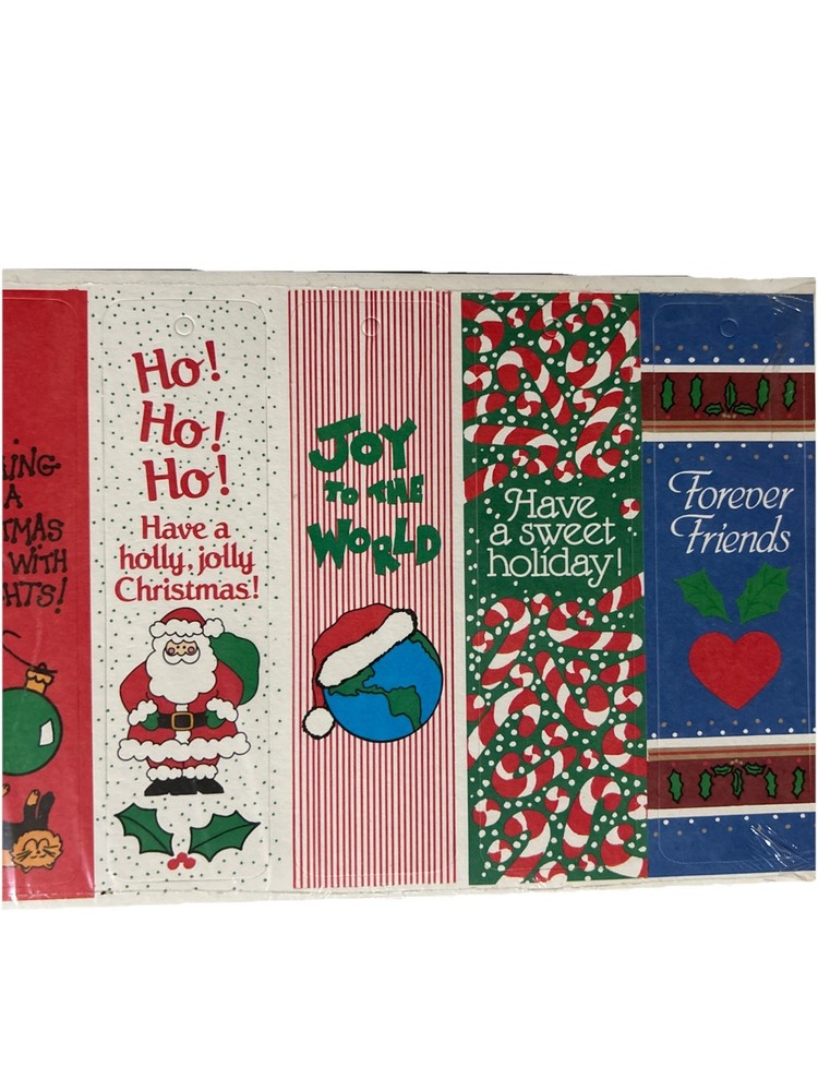 VTG Christmas Bookmarks; Sealed