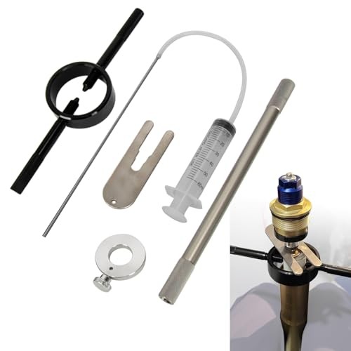 Motorcycle Fork Service Tool Kit -  Fork Spring Compressor, Oil Level and