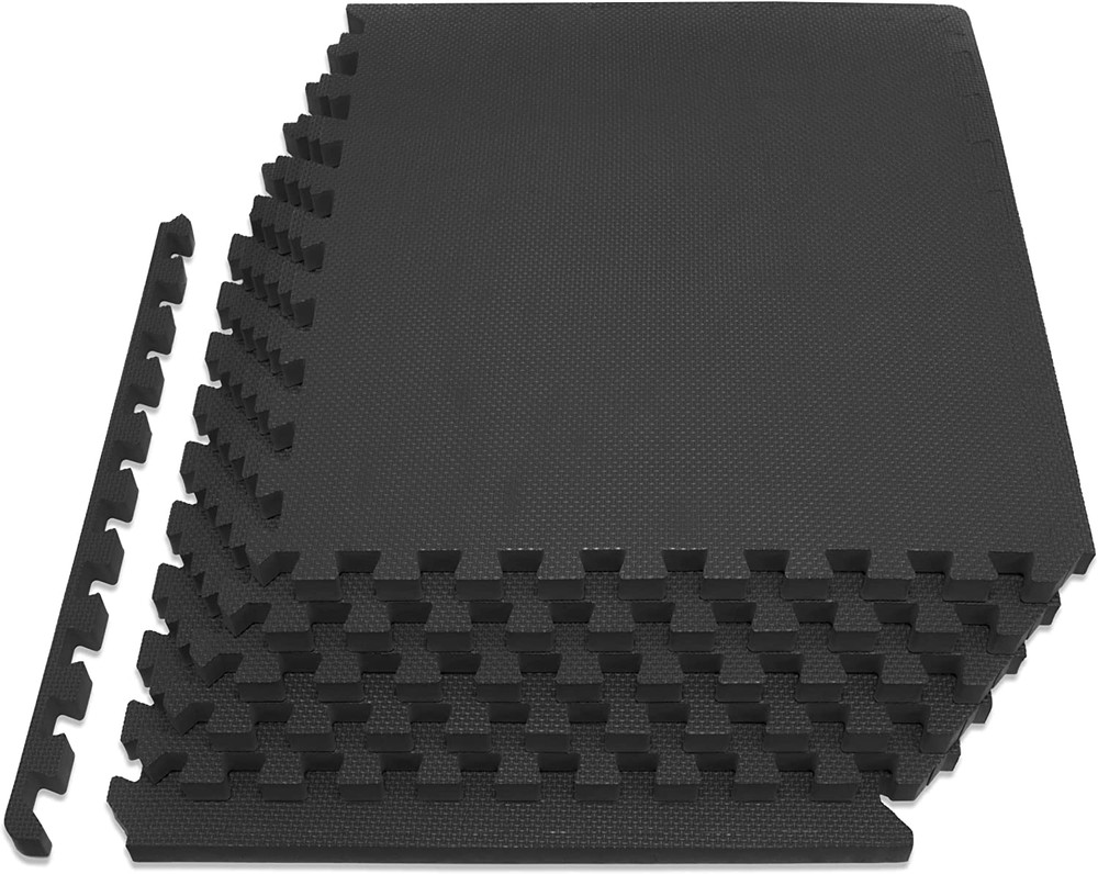 Weaved Pattern Extra Thick Exercise Puzzle Mat ¾-Inch, EVA Foam Interlocking Til