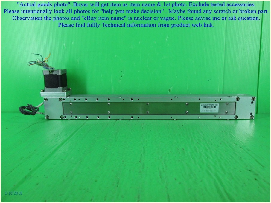 Linear Belt driven & motor as photo, Stroke 30cm, Mini CNC 3D printer