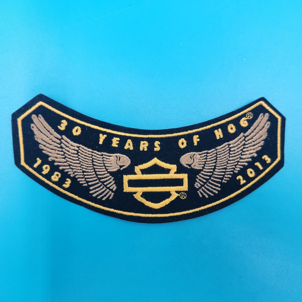 HARLEY DAVIDSON MOTORCYCLE OWNERS GROUP HOG 2013 Jacket Patch 30 years