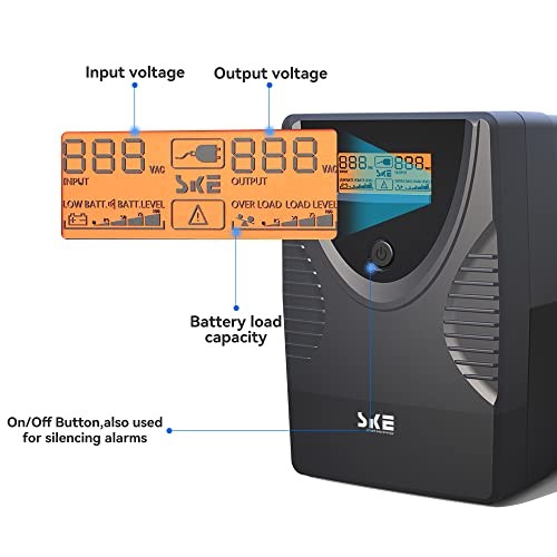 Ups Battery Backup And Surge Protector 425Va/240w,computer Uninterrupt