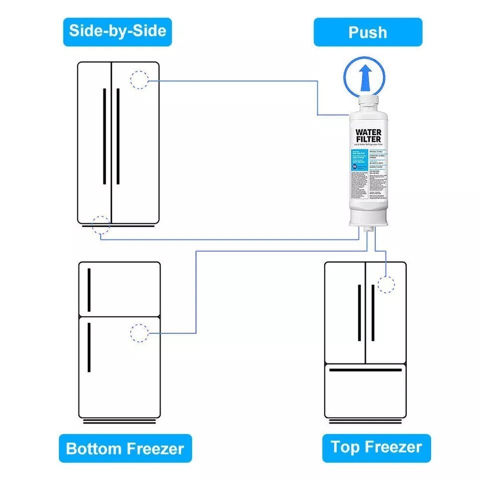 1 PACK Genuine Samsung DA97-17376B HAF-QIN/EXP REFRIGERATOR Water Filter