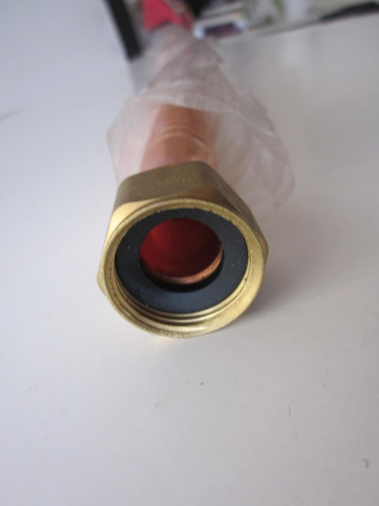 18 Inch Corrugated Copper Water Heater Connector Hose 3/4 Inch