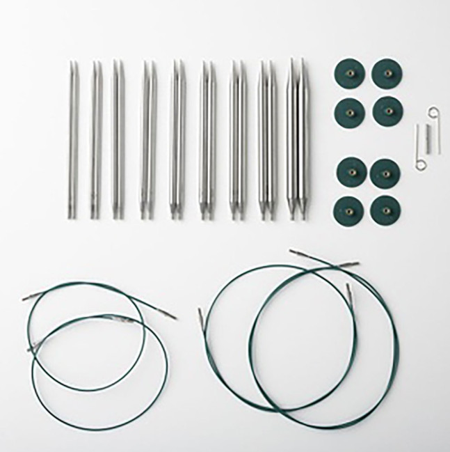 Reflections Interchangeable Knitting Needle Bundle Stainless Steel IC Set