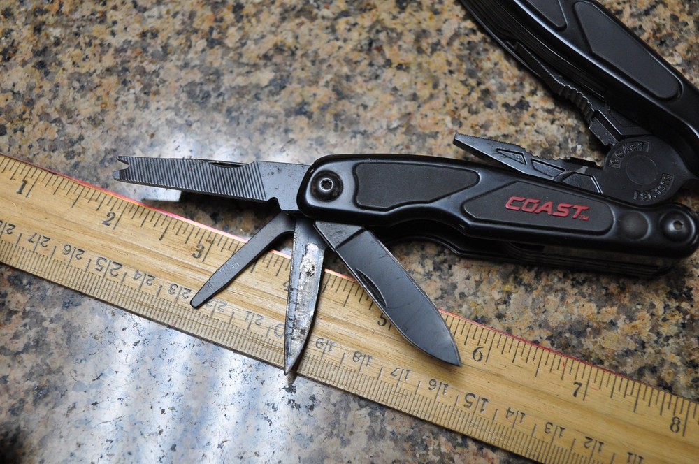 Coast LED135 Micro Pliers Multi-Tool Functions With Dual LED Lights used see pic