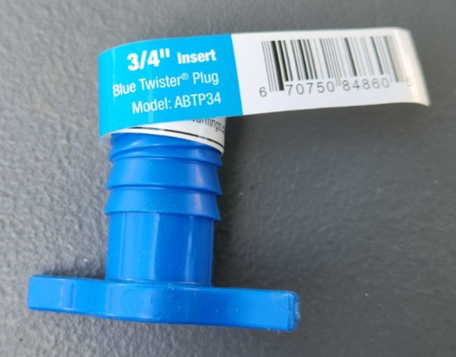 (25 Pack) 3/4-in Polypropylene Plug, ABTP34