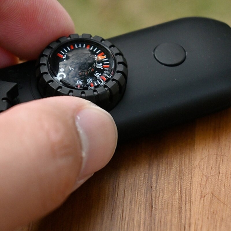 Camping Adventure Compasses LED Light Survival Tool Loud