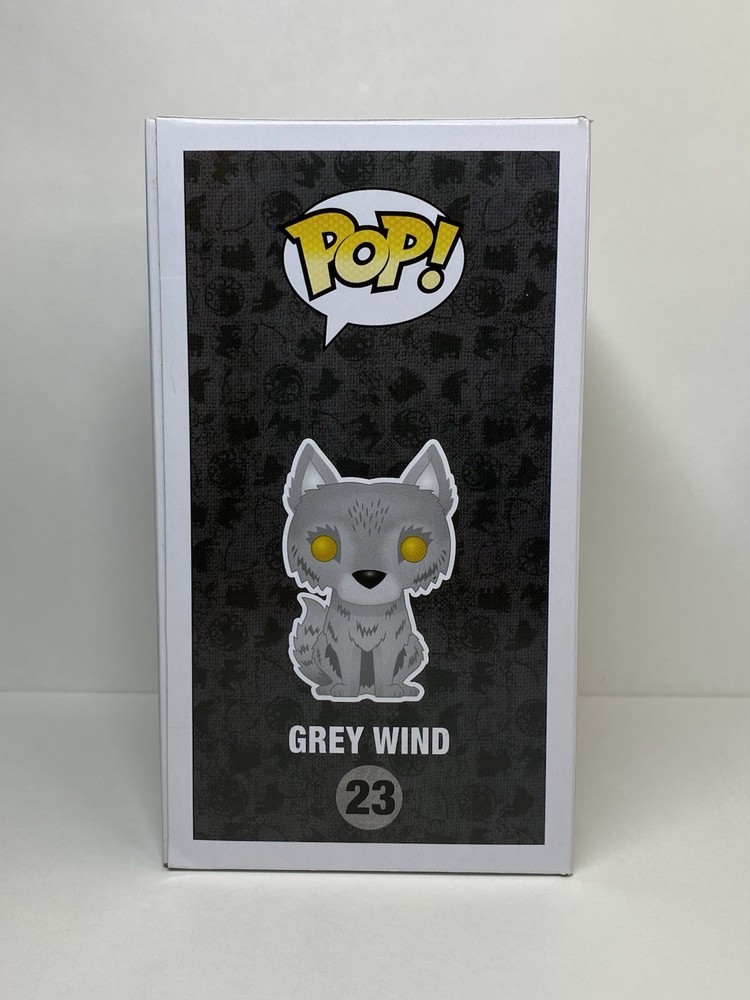 Funko Pop Game of Thrones Grey Wind #23 Dire Wolf With Protector See Desc