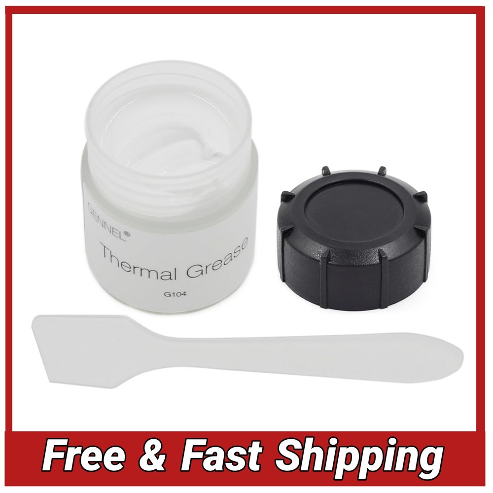 20g White Thermal Grease Paste G104 - Conductive Heatsink Compound for CPU GPU