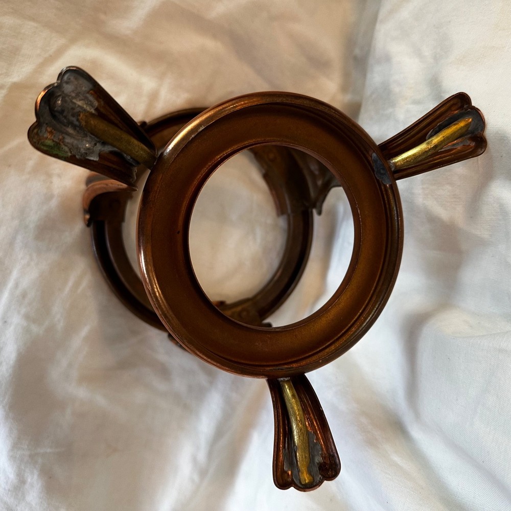 Antique Vintage S.Sternau & Co. Solid Copper Coffee Machine Support Frame 1908