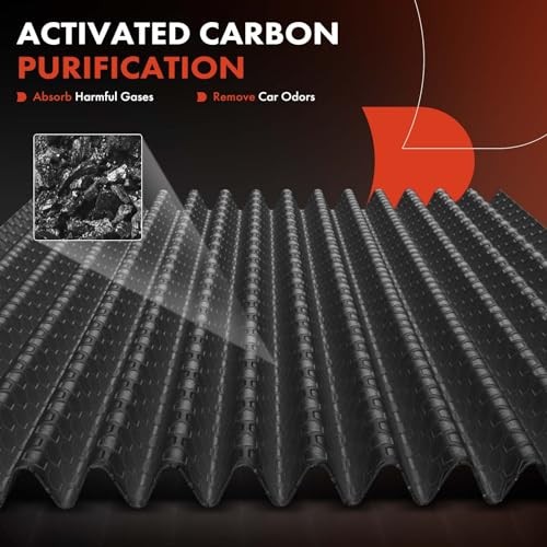 2-PC Cabin Air Filter with Activated Carbon Compatible with Chrysler Pacifica