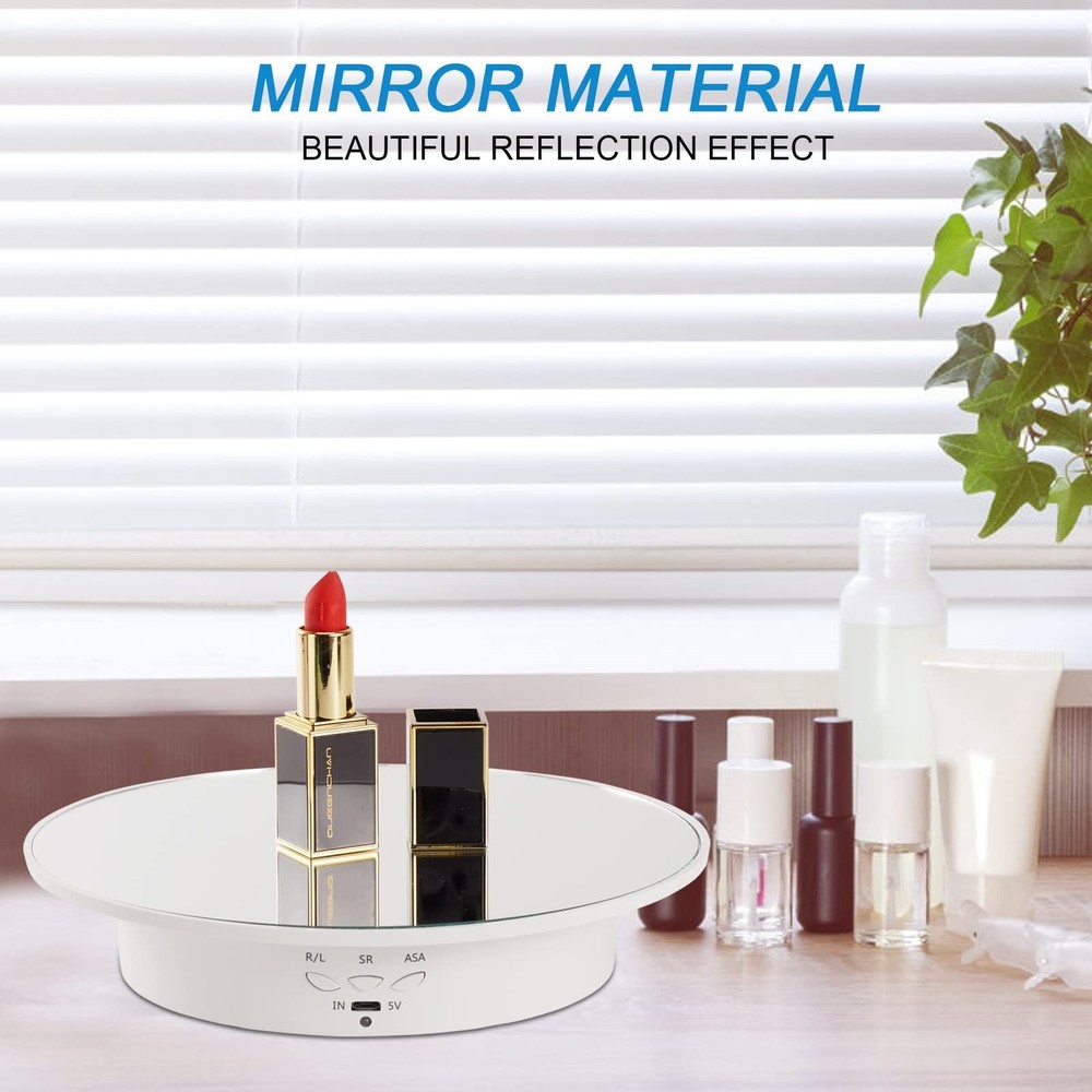 7.87'' Rotating Display Stand Motorized Rotating Display Stand, 22 lbs Load R...