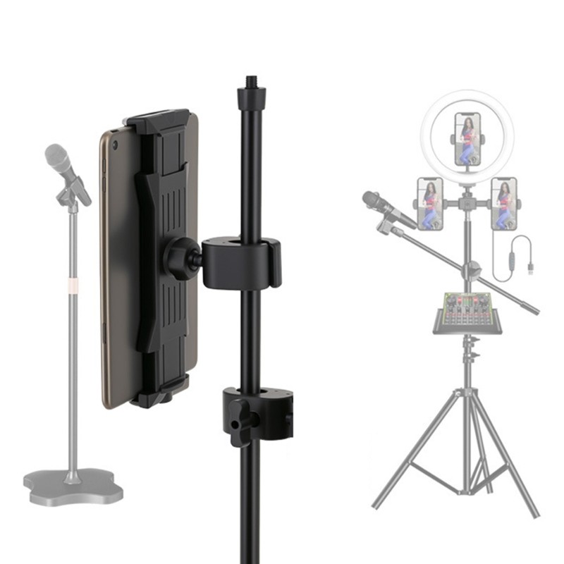 Bicycles Handlebar Tablets Mount Adjustable 360 Rotations Holder For 5-13inch