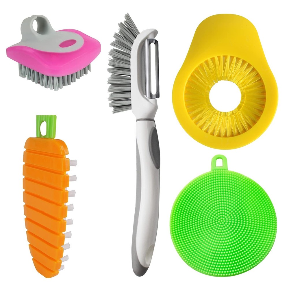 Openfly Flexible Vegetable Brush Fruit and Vegetable Brushes, Vegetable/Fruit...
